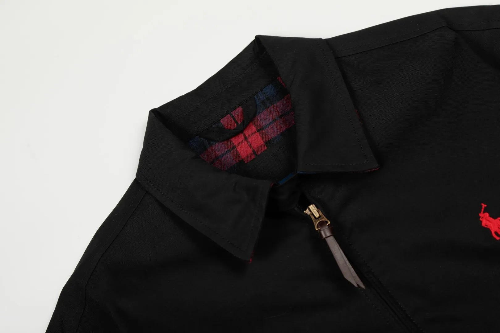 P360 top quality" Style number: 8100# [Ralph Lauren retro couple style old cadre zipper jacket] ✅Ralph Lauren simple basic inner plaid inner men's and women's couple same style retro jacket ✅Pure cotton washed fabric fabric texture version YYDS~ ✅Fashionable casual business work style veteran Harrington classic basic jacket ✅Simple and easy to wear upper body ootd must-have versatile style Size: S-XL Color: black khaki navy